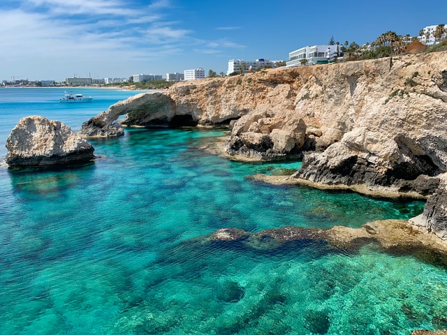 The stunning beaches in the night life driven Ayia Napa, the perfect place to rent your first home in Cyprus if you love nightlife!